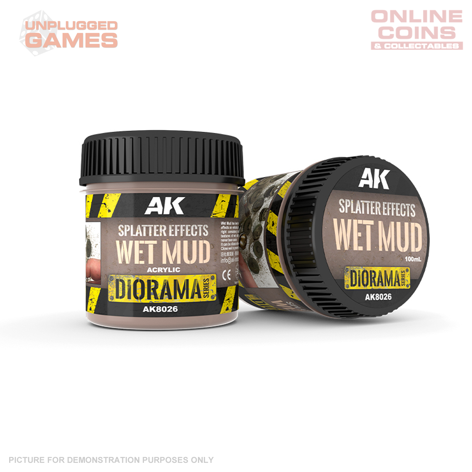 AK Interactive - Dioramas - Splatter Effects Wet Mud 100m